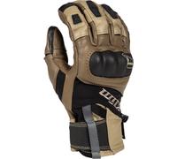 Klim Adventure GTX Short Motorcycle Gloves, brown, size S for Men