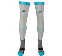 Klim Aggressor -1.0 Knee Brace Socks, grey-blue, size L for Men