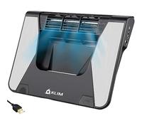 KLIM Airflow + Laptop Cooling Pad - Cool Air goes In, Hot Air Gets Out + Innovative Cross Flow Turbines for High Performance 5 year-warranty + 10-17"