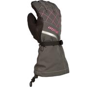 Klim Allure Black Ladies Gloves, grey/black/pink, size 2XL