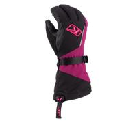 Klim Allure Gauntlet Snow Gloves Black/Pink GloXL Black,Pink Glo