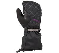 Klim Allure Mitten Black Ladies Gloves, black-pink, size S for Women