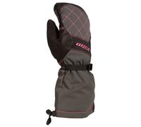 Klim Allure 2022 Ladies Snowmobile Mittens, black-grey-pink, size S for Women