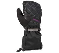 Klim Allure Mitten Black Ladies Gloves, black-pink, size XS for Women