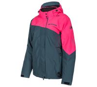 Klim Allure 2022 Ladies Snowmobile Jacket, pink-green-blue, size XL for Women