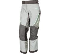 Klim Artemis, textile pants Gore-Tex women 14 Light Grey/Grey/Mint-Green