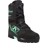 Klim Aurora GTX BOA 2023 Ladies Snowmobile Boots, black/green, size 5