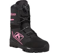 Klim Aurora GTX BOA 2023 Ladies Snowmobile Boots, black/hotpink, size 8