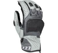 Klim Badlands Aero Pro Short 2026 perforated Motorcycle Gloves, grey, size M