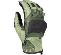 Klim Badlands Aero Pro Short 2026 perforated Motorcycle Gloves, olive/green, size XS