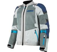 Klim Baja Mesh Motorcycle Textile Jacket, grey/blue, size XL
