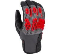 Klim Baja S4 2025 perforated Mesh Leather/Textile Enduro Motorcycle Gloves Perforated Mesh Leather/Textile Enduro Motorcycle Gloves, black/red, size M