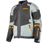 Klim Baja S4 Enduro Mesh Motorcycle Textile Jacket, grey-green-orange, size M for Men