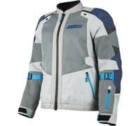 Klim Baja S4 Enduro Mesh Motorcycle Textile Jacket, light grey/blue, size XXL