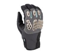 Klim Baja S4 2025 perforated Mesh Leather/Textile Enduro Motorcycle Gloves Perforated Mesh Leather/Textile Enduro Motorcycle Gloves, black-grey, size XL for Men