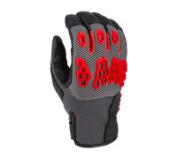 Klim Baja S4 2025 perforated Mesh Leather/Textile Enduro Motorcycle Gloves Perforated Mesh Leather/Textile Enduro Motorcycle Gloves, black-red, size L for Men