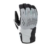 Klim Baja S4 2025 perforated Mesh Leather/Textile Enduro Motorcycle Gloves Perforated Mesh Leather/Textile Enduro Motorcycle Gloves, black-grey, size L for Men