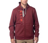 Klim Barracks Zip Hoodie, red, size 2XL