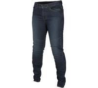 Klim Betty Tapered Stretch Ladies Motorcycle Jeans, dark blue, size 10/30