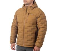 Klim Boulder Stretch Down Hooded Jacket, brown, size 2XL