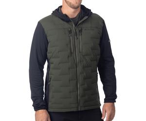 Klim Boulder Stretch Down Hybrid Jacket, black-green, size L for Men