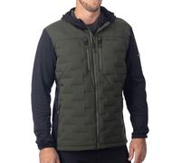 Klim Boulder Stretch Down Hybrid Jacket, green/black, size XL