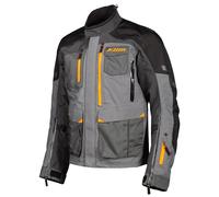 KLIM CARLSBAD ASPHALT ORANGE LAMINATED GORETEX WATERPROOF MOTORCYCLE JACKET