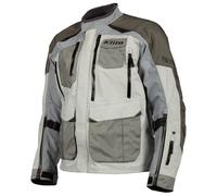 KLIM CARLSBAD COOL GREY LAMINATED GORETEX WATERPROOF MOTORCYCLE ADVENTURE JACKET