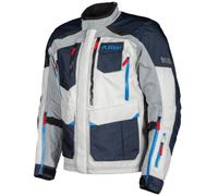 Klim Carlsbad Gore-Tex Motorcycle Textile Jacket, grey-blue, size L for Men