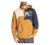 Klim Cliff Hanger Pullover Hoodie Golden Brown/Dress BluesM Golden Brown,Dress Blues