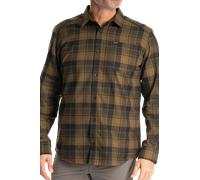 Klim Cottonwood Midweight Flannel Shirt Dark Olive/BlackS Dark Olive,Black