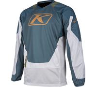 Klim Dakar 2025 Motocross Jersey, grey-blue, size S for Men