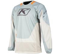 Klim Dakar 2025 Motocross Jersey, grey-green-orange, size L for Men