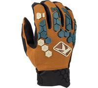 Klim Dakar Motocross Gloves, grey/brown, size 2XL