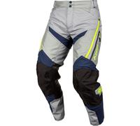 Klim Dakar, textile pants 38 Grey/Dark Blue/Black/Neon-Yellow