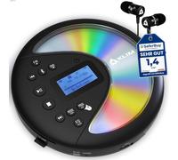 KLIM Discover - Portable CD Player with Long-lasting Battery - NEW - With Headp