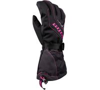 Klim Ember Gauntlet Ladies Snowmobile Gloves, black/hotpink, size XL