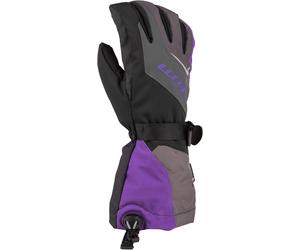 Klim Ember Gauntlet Ladies Snowmobile Gloves, black/purple, size L