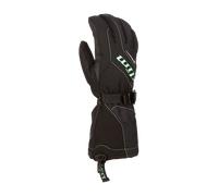 Klim Ember Gauntlet Ladies Snowmobile Gloves, black-green, size L for Women