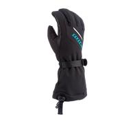 Klim Ember Gauntlet Snow Gloves Black/Arctic TealS Black,Arctic Teal