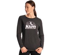 Klim Estelle Tri-Blend Ladies Long Sleeve Shirt, black, size S for Women