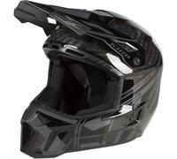 Klim F3 Carbon Pro Ascent Snowmobile Helmet, black-orange, size XS 52 for Men