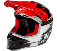 Klim F3 Carbon Pro Motocross Helmet, black-white-red, size S for Men