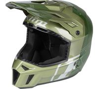 Klim F3 Carbon Pro, motocross helmet M Light Green/Dark Green