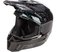 Klim F3 Carbon Wild Snowmobile Helmet, black-green, size M for Men