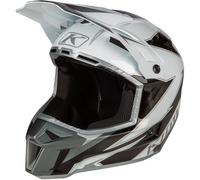 Klim F3 Lighting Carbon Motocross Helm, grey-white, size S for Men