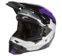 Klim F3 Verge Motocross Helmet, black-purple-silver, size L