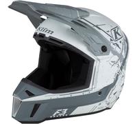 Klim F3 Recoil Motocross Helmet, white/grey, size XL (60/61)