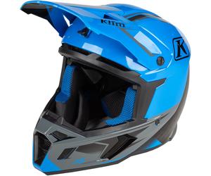 Klim F5 Legion Motocross Helmet, black-grey-blue, size 2XL for Men