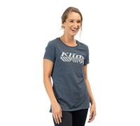 Klim Foundation Tri-Blend Women's T-Shirt High Rise Navy Frost/PapyrusS Navy Frost,Papyrus